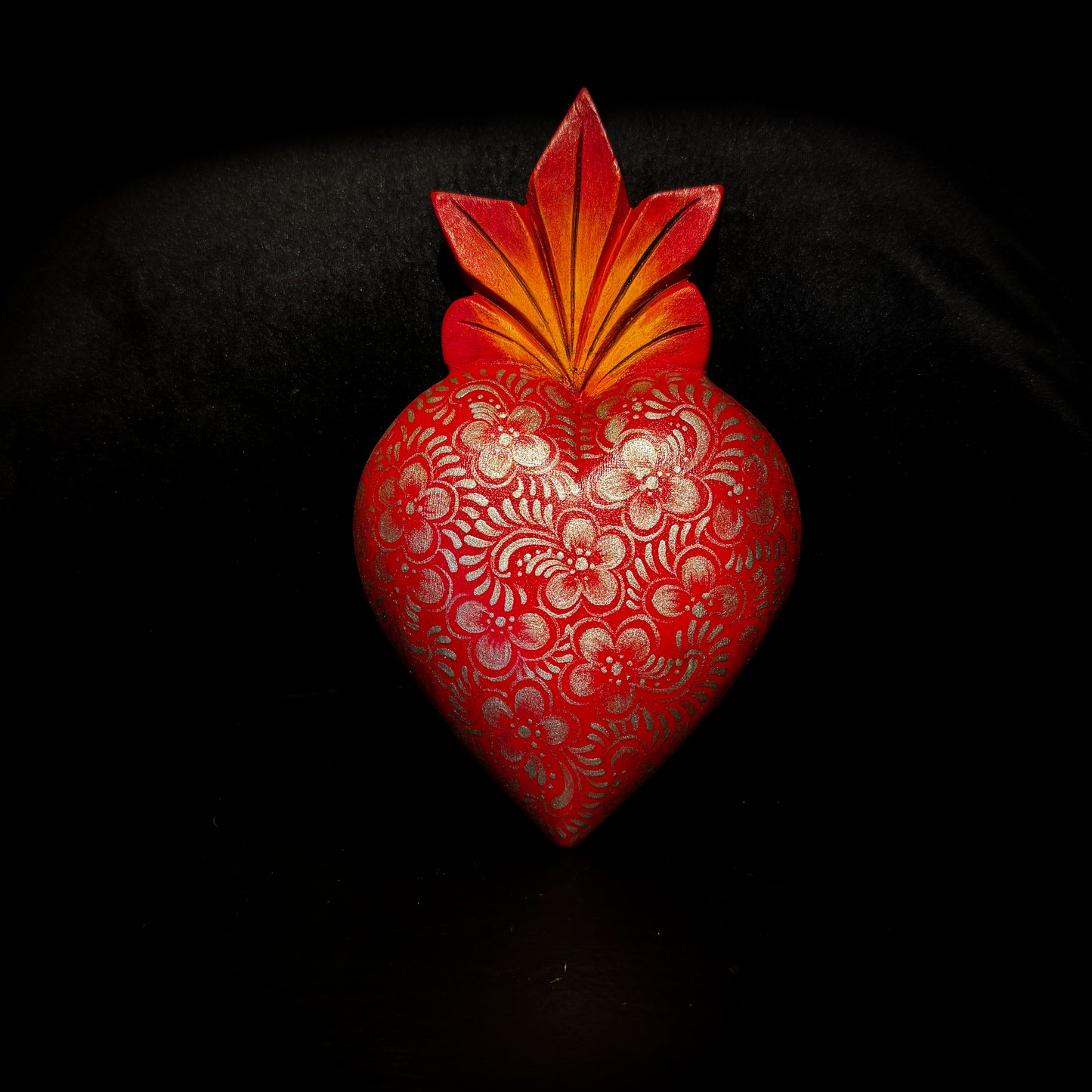 Red Painted Heart