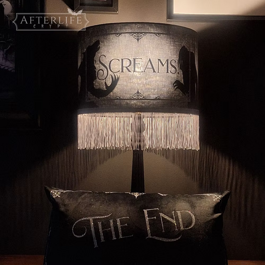 Silent Horror Silhouette Lampshade