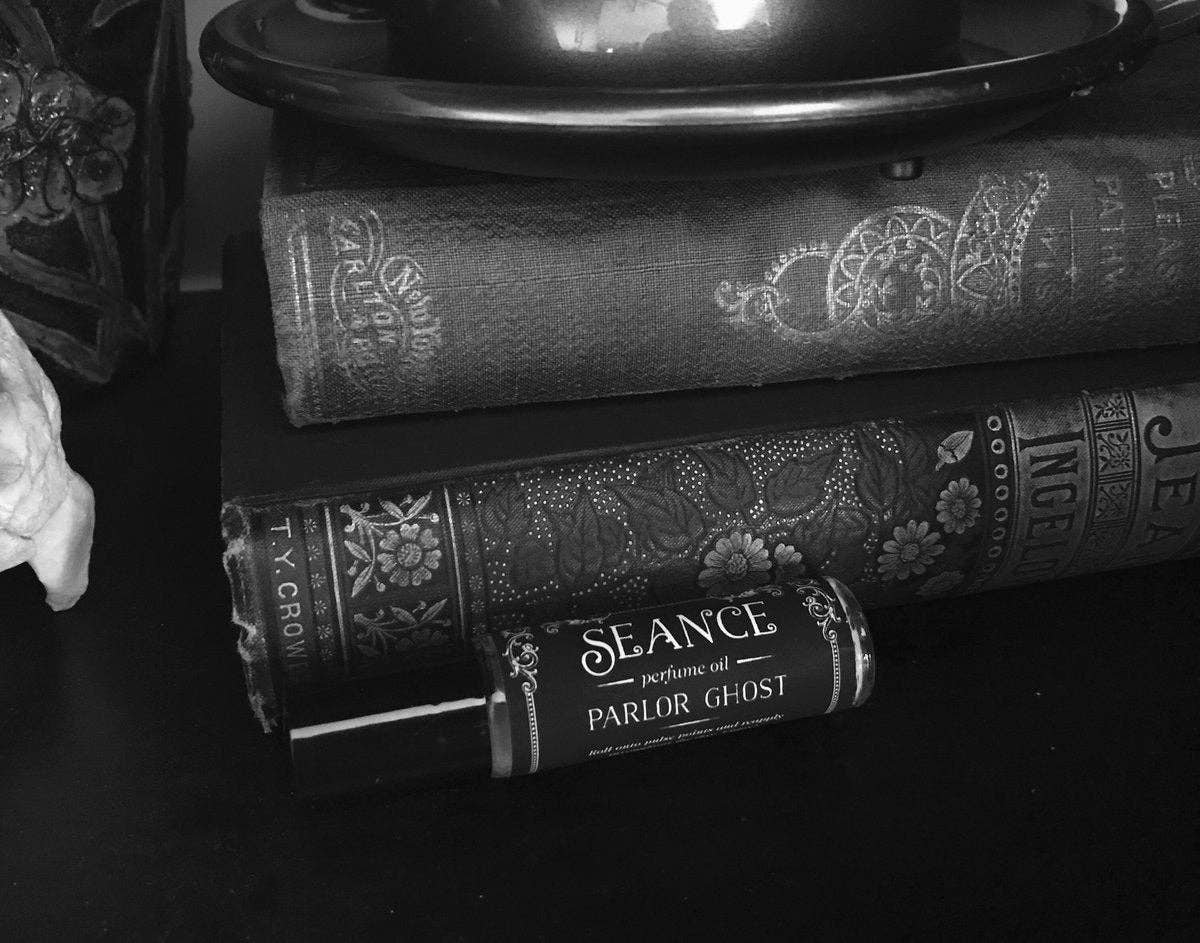 Parlor Ghost perfume oil (bergamot, black tea, lavender)