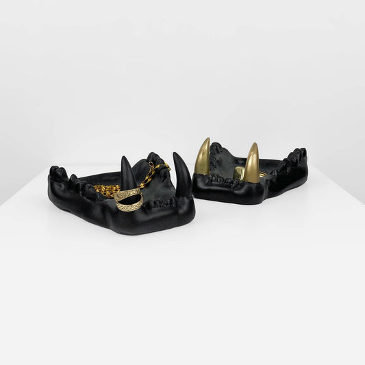 Lion Jaw Trinket Dish, Jewellery Holder Desk Tidy