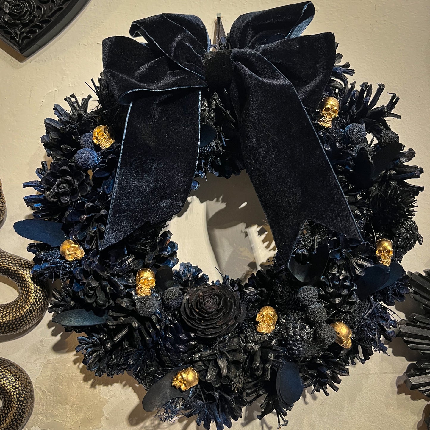 Blue Christmas Wreath