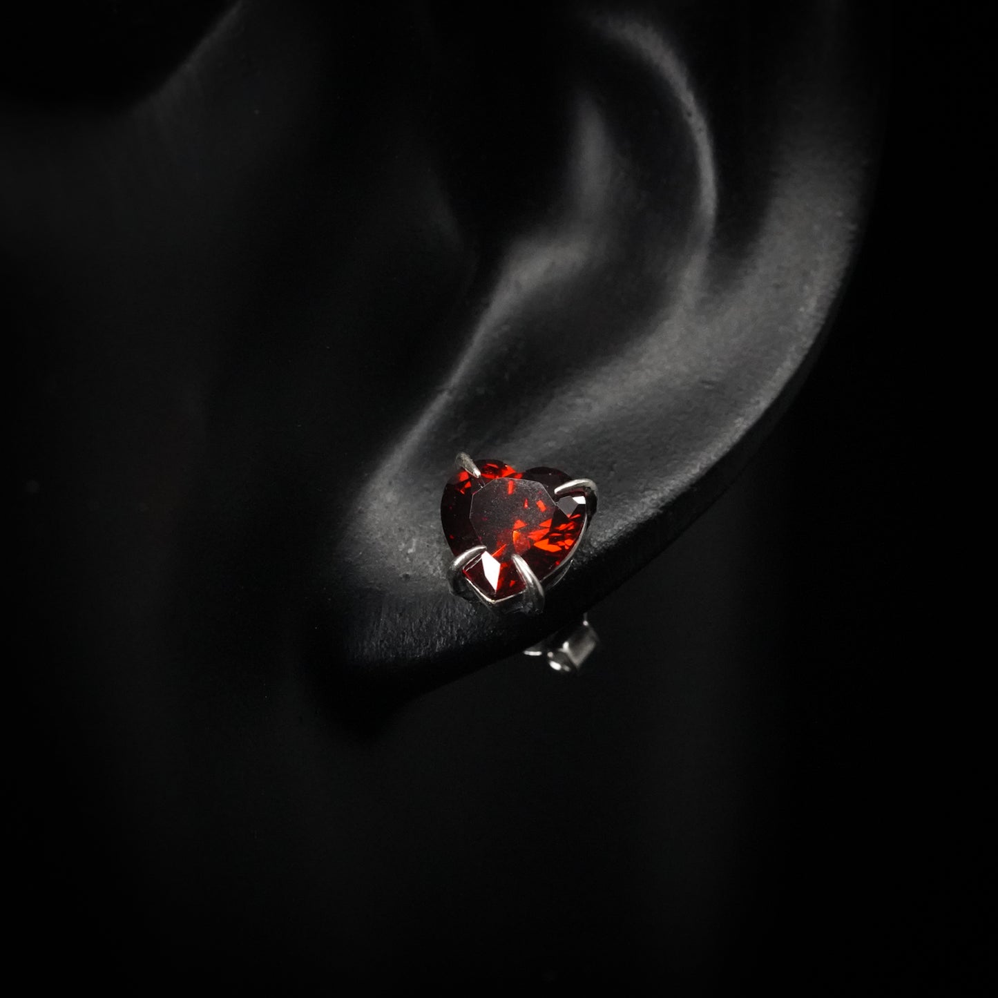 Love Bleeds Heart Studs