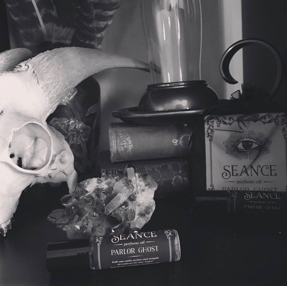 Parlor Ghost perfume oil (bergamot, black tea, lavender)