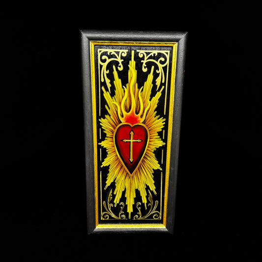 Sacred Heart ii - Hand Painted Original Artwork