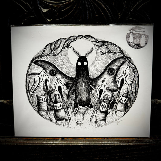 Mothman - Art Print