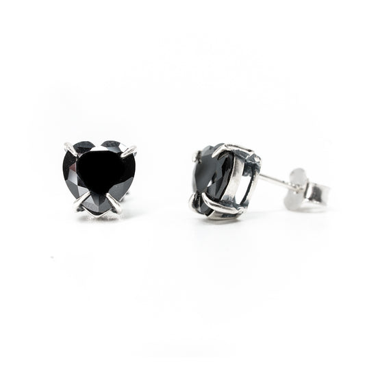 Love Bites Heart Studs