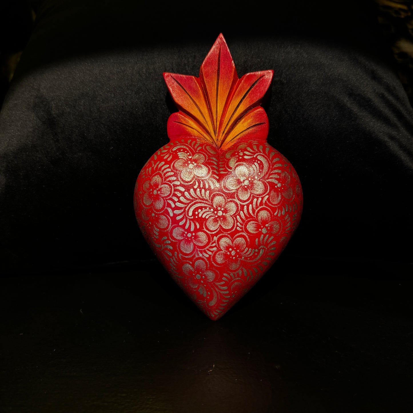 Red Painted Heart