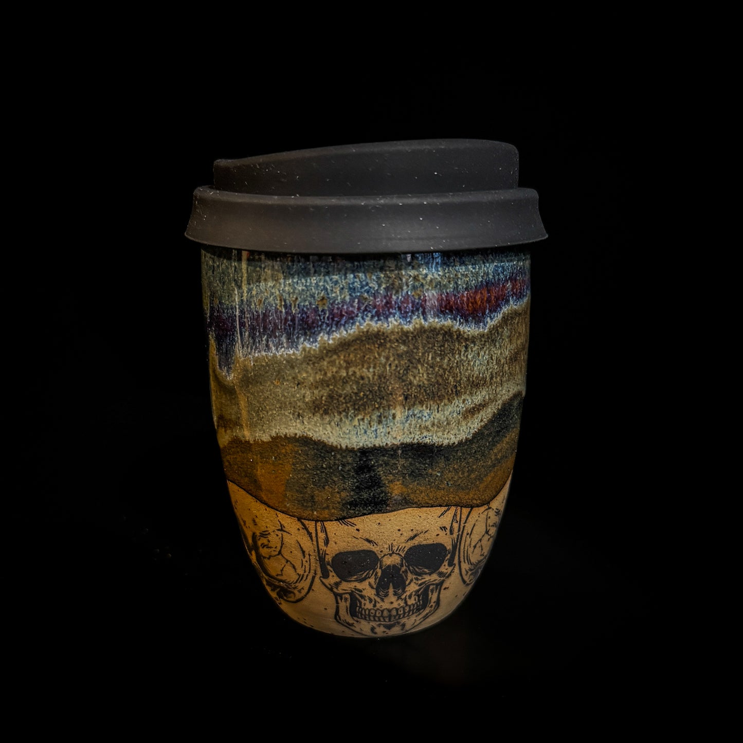Large Skully Travel Mug