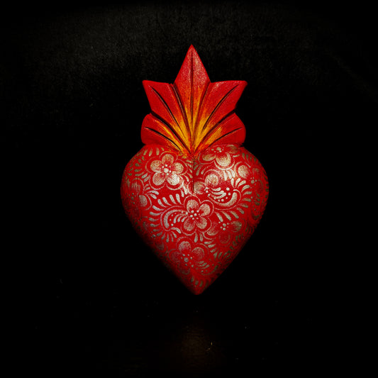 Red Painted Heart