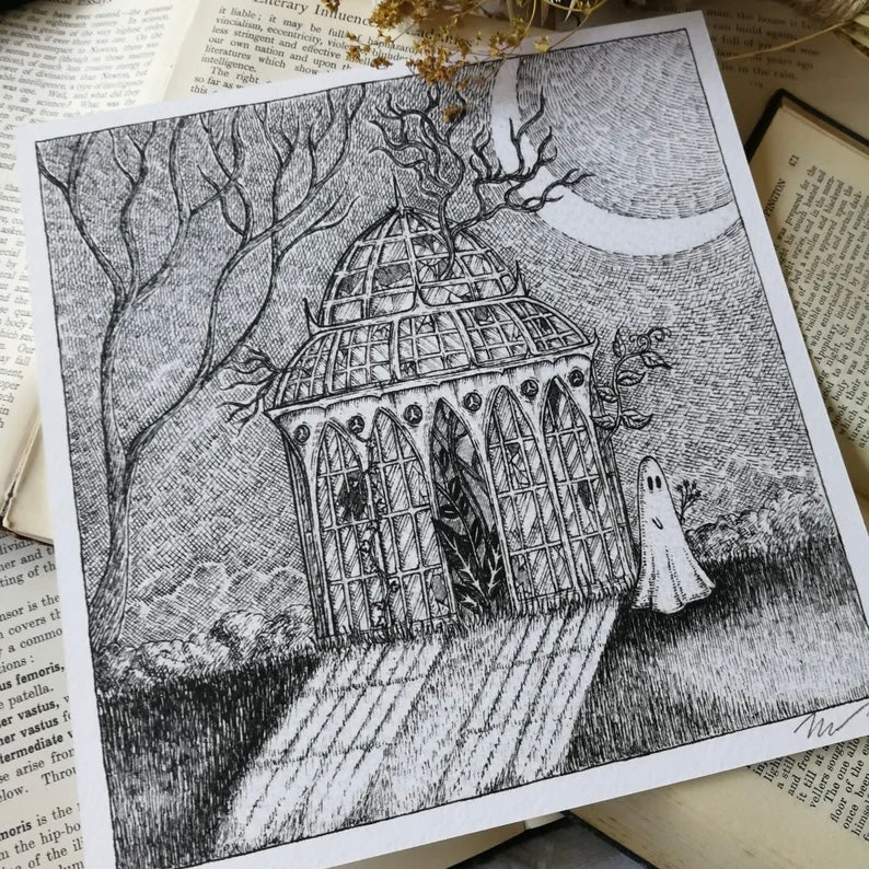 Glasshouse Ghost - Art Print