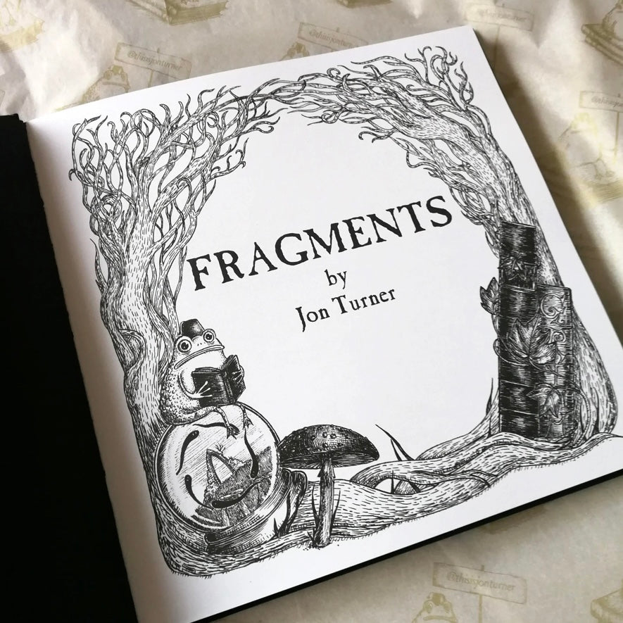 Fragments- A Hardback Book of Melancholy Fantasy Poems and Illustrations
