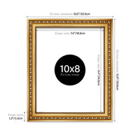 Thumbnail for 10x8 Gold Ornate Picture Frame 10