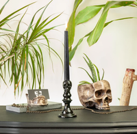 Thumbnail for Skull Gothic Candlestick Holder, Skeleton Candle Holder
