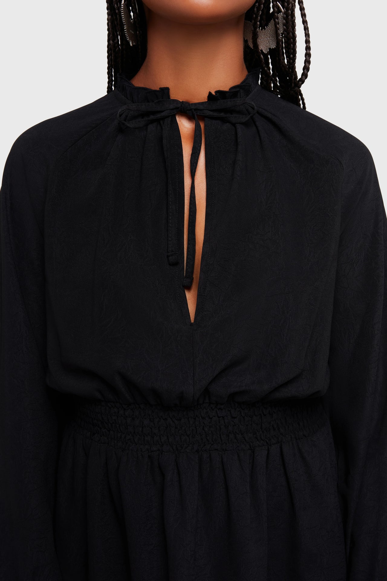 Autumna Mini Dress (Black)