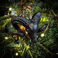 Thumbnail for Ram Skull Christmas Bauble