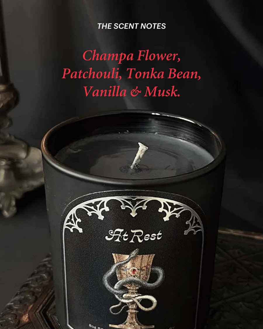 At Rest Candle (Incense & Earth)