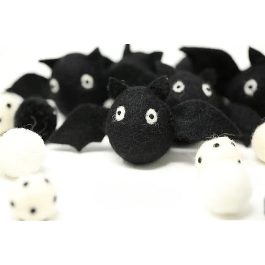 Wool Felt Halloween Bats