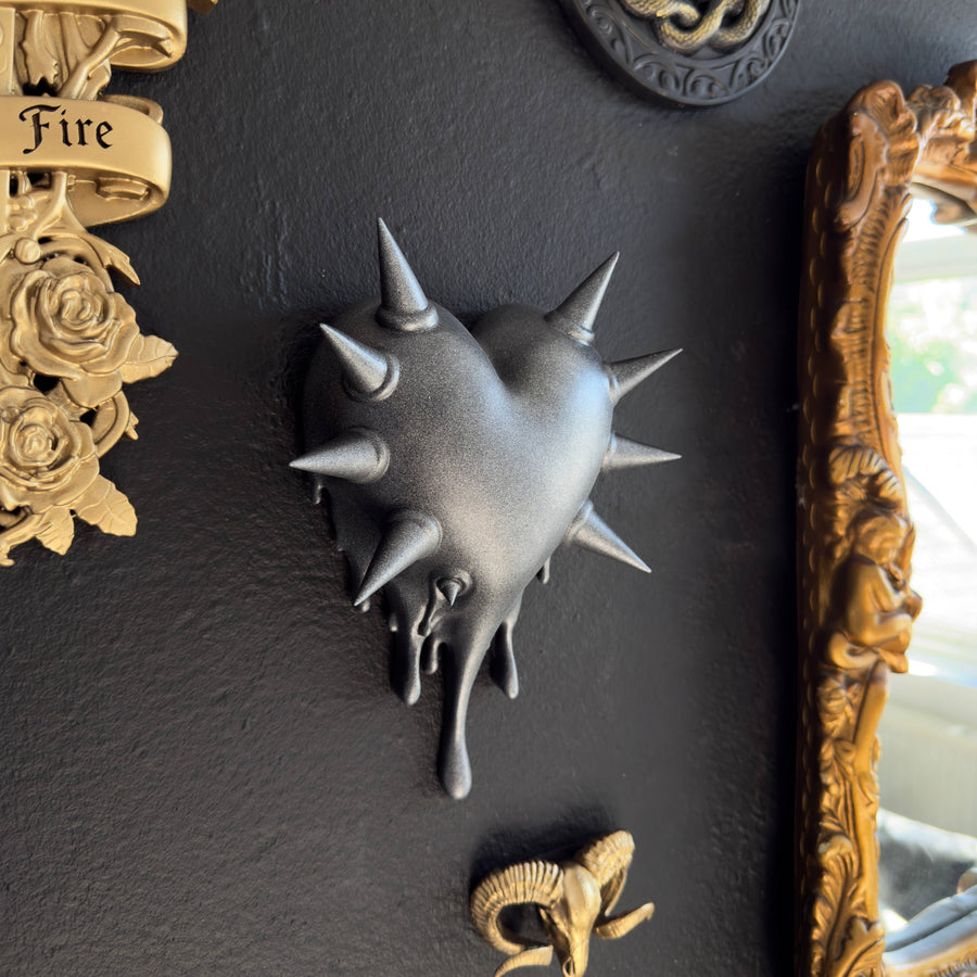 Dripping Heart Wall Sculpture 'Rupture'