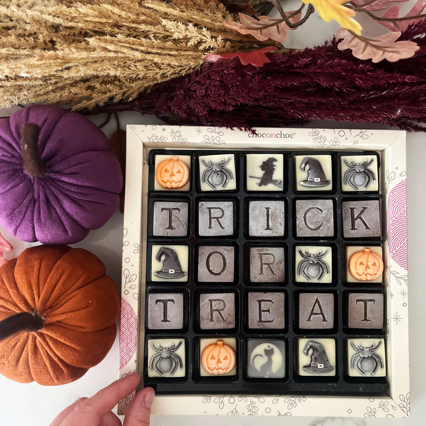 Trick or Treat Chocolate Message Box