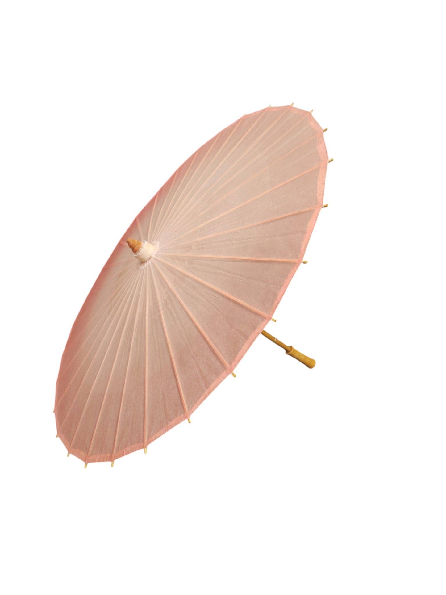 Handmade Oil Paper Bamboo Waterproof Sun Parasol+ Free Case