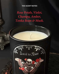 Thumbnail for Laid to Rest Candle (Rose & Incense)