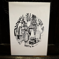 Thumbnail for Haunting in Sheffield Cemetery - Art Print