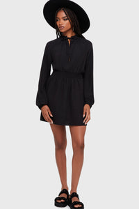 Thumbnail for Autumna Mini Dress (Black)