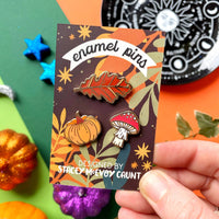 Thumbnail for Autumn Enamel Pin Set