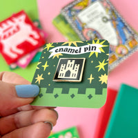 Thumbnail for Medieval Abbey Enamel Pin