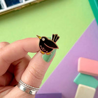 Thumbnail for Mini Blackbird Enamel Pin