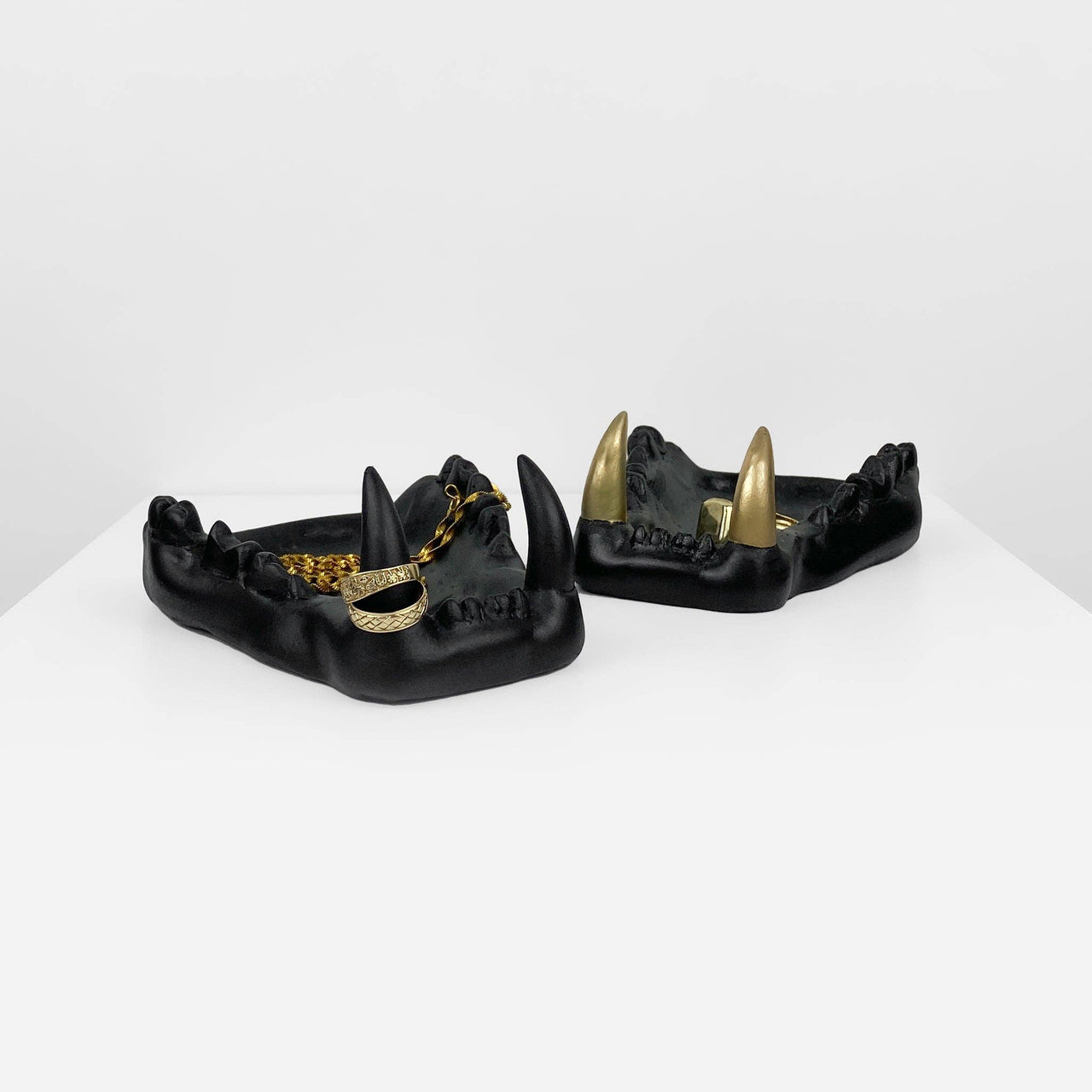 Lion Jaw Trinket Dish, Jewellery Holder Desk Tidy