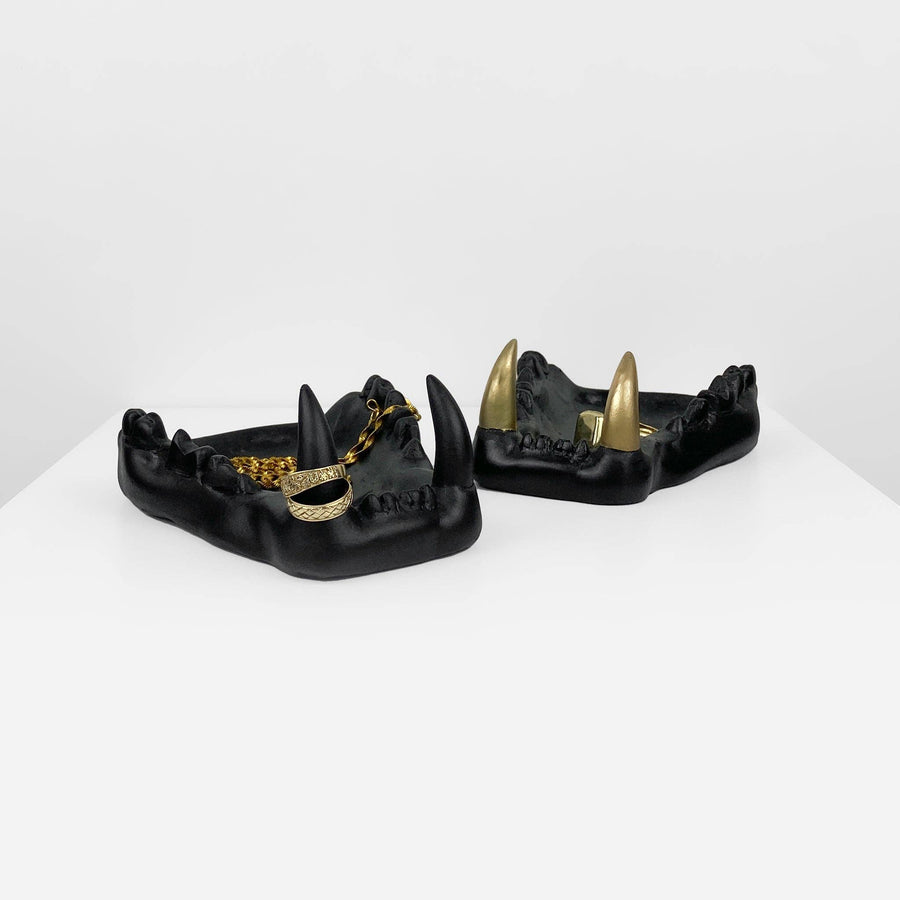 Lion Jaw Trinket Dish, Jewellery Holder Desk Tidy