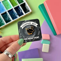 Thumbnail for Mini Blackbird Enamel Pin
