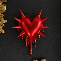 Thumbnail for Dripping Heart Wall Sculpture 'Rupture'