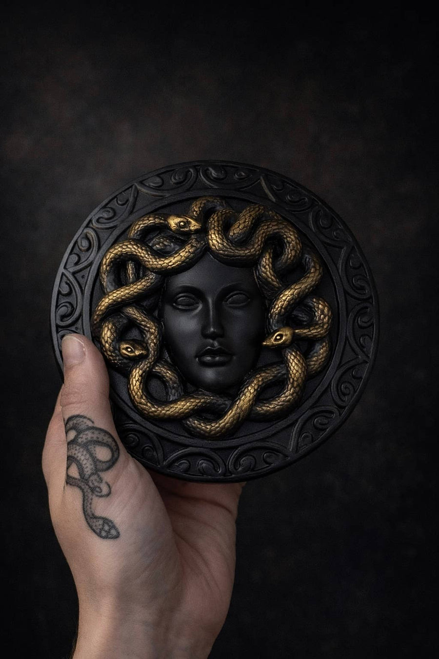 Medusa Wall Plaque, Greek Mythology Gothic Decor