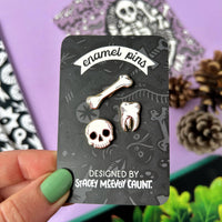 Thumbnail for Bones Enamel Pin Set