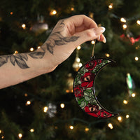 Thumbnail for Moon Roses Witchy Christmas Ornament