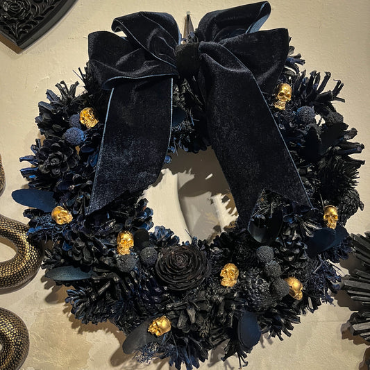Blue Christmas Wreath