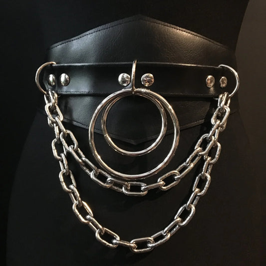 Double Ring Double Chain Cincher