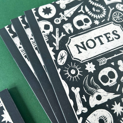 Skull and Bones Dot Grid Notebook