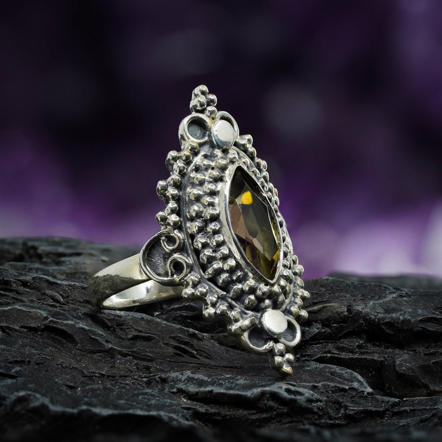 Natural Citrine Ring