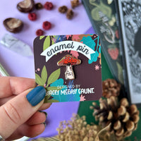 Thumbnail for Red Mushroom Enamel Pin