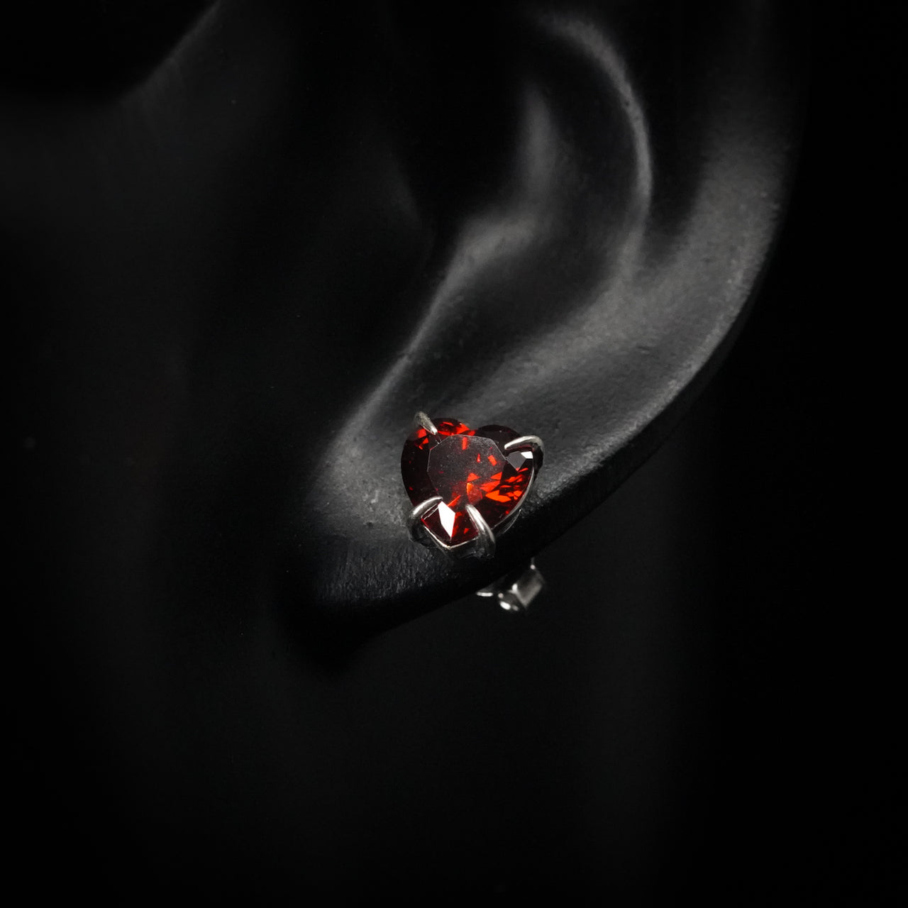 Love Bleeds Heart Studs