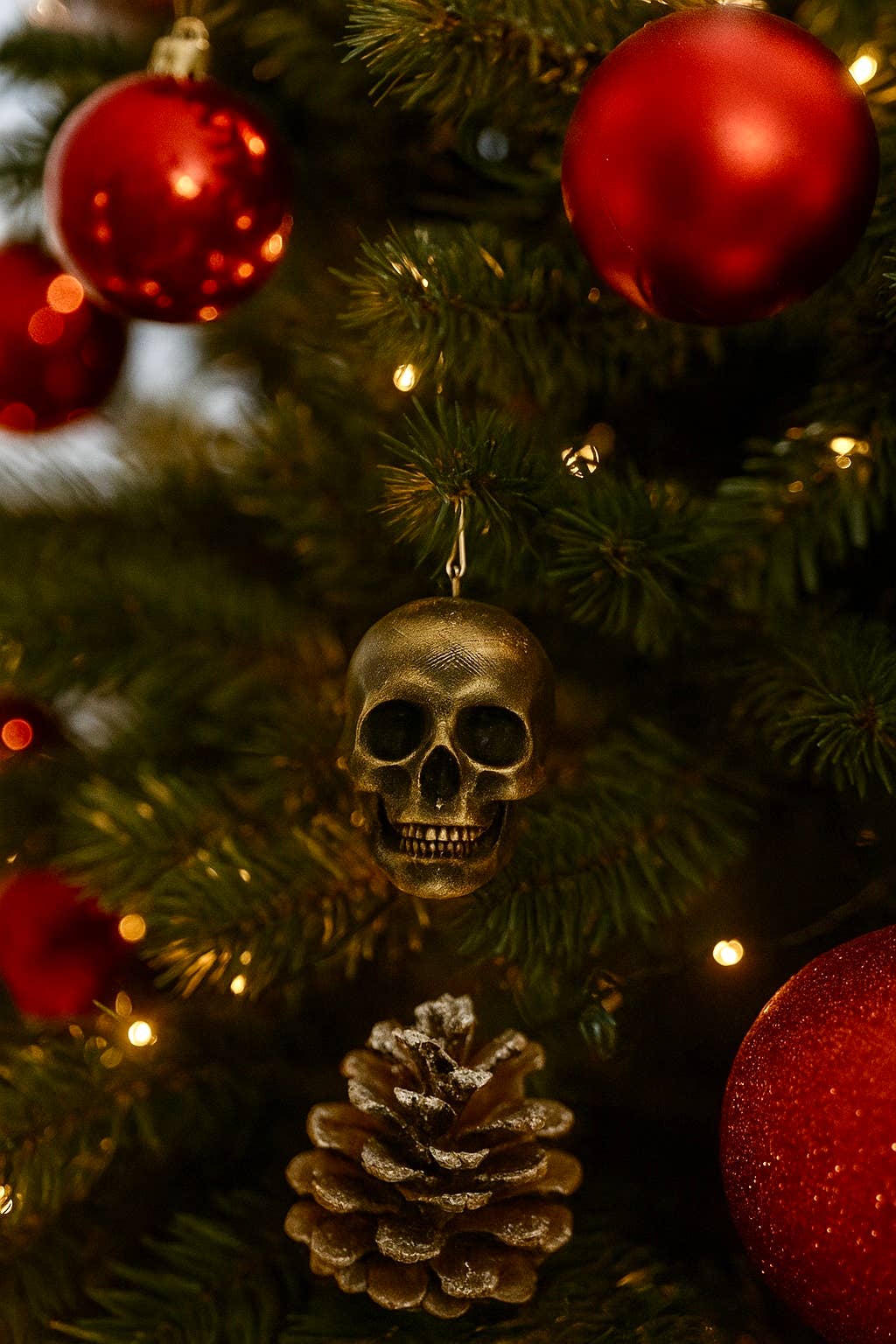 Skull Christmas Bauble