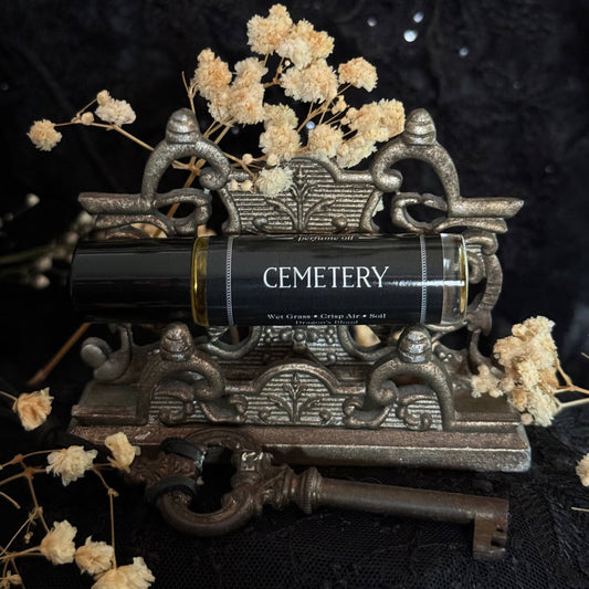 Cemetery Perfume Oil (dragon’s blood incense, earth)