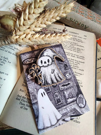 Thumbnail for Skelly the Spooky Boyfriend Wooden Pin Badge