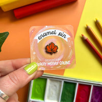 Thumbnail for Mini Maple Leaf Enamel Pin