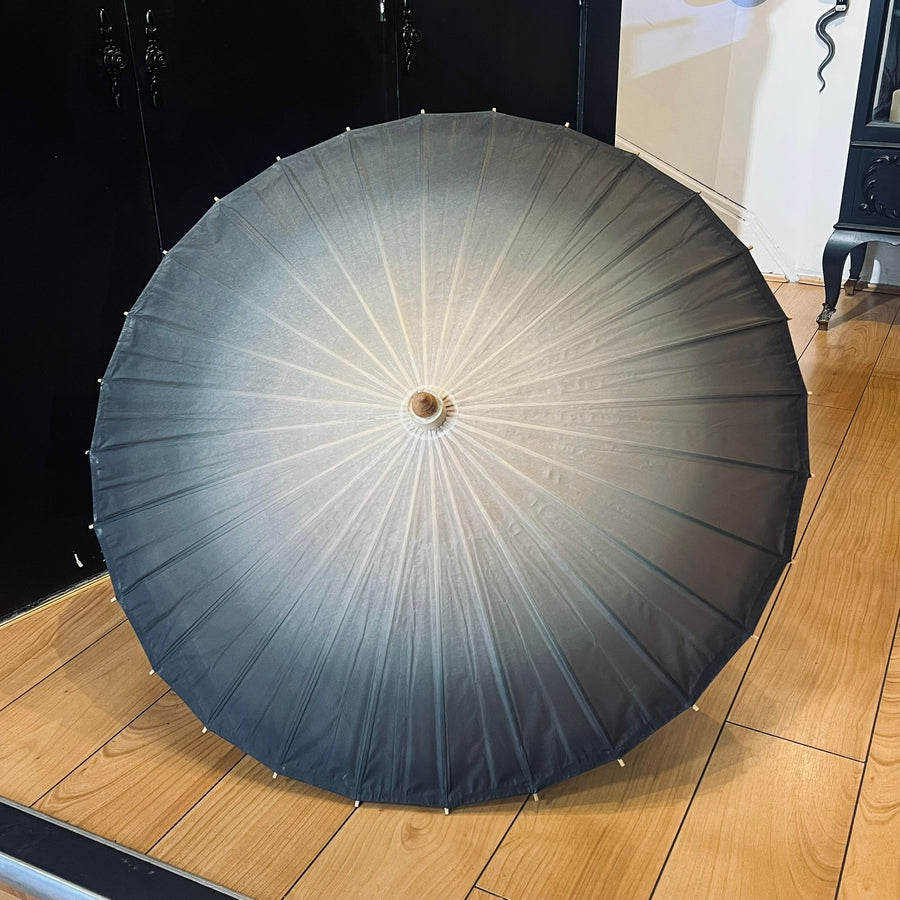 Handmade Oil Paper Bamboo Waterproof Sun Parasol+ Case