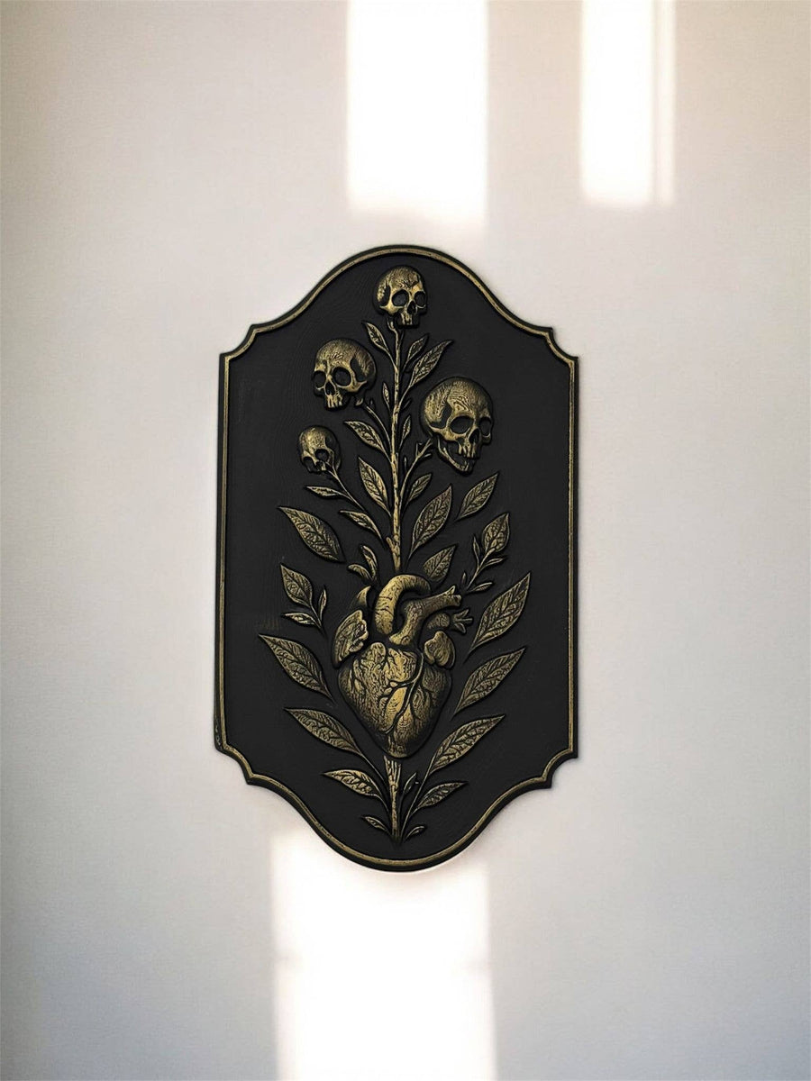 Snapdragon Life and Death Wall Plaque Gallery Wall Decor