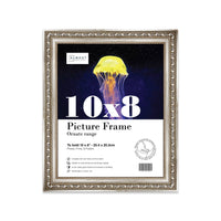 Thumbnail for 10x8 Silver Ornate Picture Frame 10
